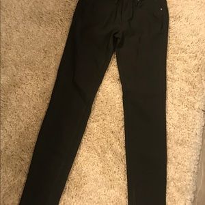 Hunter green stretch jeggings